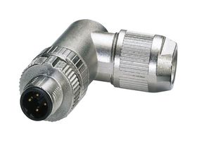 1424684 - Sensor Connector, PROFINET CAT5, M12 Push-In, M12, Male, 4 Positions, Push In Pin - PHOENIX CONTACT