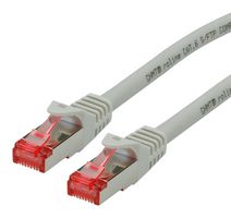 21.15.2600 - Ethernet Cable, S/FTP, Cat6, RJ45 Plug to RJ45 Plug, SFTP (Screened Foiled Twisted Pair), Grey - ROLINE