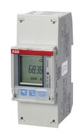 B21 112-100 - Energy Meter, Modular, DIN Rail, Single Phase, 65 A, 220 to 240 Vac, Class B, Pulse Output, RS485 - ABB