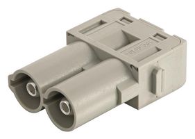 09140022646 - Heavy Duty Connector, Han-Modular, Insert, 2 Contacts, Plug, Screw Pin - HARTING