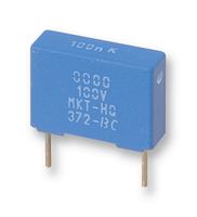 BFC241641004 - General Purpose Film Capacitor, Metallized PP, Radial Box - 2 Pin, 0.1 µF, ± 2%, 25 V, 63 V - VISHAY