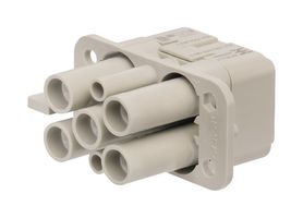 HDC HQ 4/2 FC - Heavy Duty Connector, RockStar HQ, Insert, 6 Contacts, HQ, Receptacle - WEIDMULLER