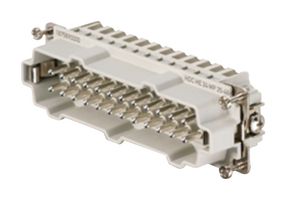 HDC HE 24 MP 25-48 - Heavy Duty Connector, Stacked, RockStar HE, Insert, 48+PE Contacts, 12, Plug, Push Lock Pin - WEIDMULLER