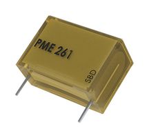 PME261JA4100KR19T0 - General Purpose Film Capacitor, Metallized Paper, Radial Box - 2 Pin, 1000 pF, ± 10%, 500 V, 1 kV - KEMET