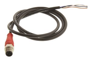 120065-2383 - Sensor Cable, BRAD, M12 Plug, Free End, 8 Positions, 1 m, 3.28 ft, 120065 - MOLEX