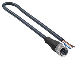 120065-2252 - Sensor Cable, BRAD, M12 Receptacle, Free End, 4 Positions, 2 m, 6.6 ft, 120065 - MOLEX