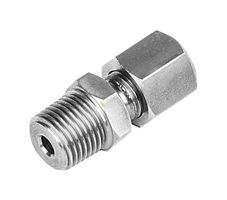 XF-1331-FAR - Compression Gland, Stainless Steel, 1/2" BSPT Tapered, 8 mm Probe Size - LABFACILITY
