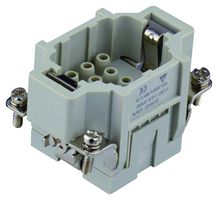 T2050102101-007 - Heavy Duty Connector, HEE, Insert, 10+PE Contacts, Plug, Crimp Pin - Contacts Not Supplied - TE CONNECTIVITY