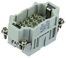 T2050182101-007 - Heavy Duty Connector, HEE, Insert, 18+PE Contacts, Plug, Crimp Pin - Contacts Not Supplied - TE CONNECTIVITY