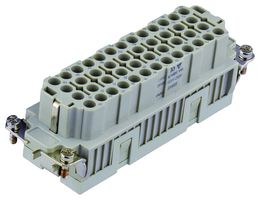 T2050462201-000 - Heavy Duty Connector, HE, Insert, 46+PE Contacts, 24B, Receptacle - TE CONNECTIVITY