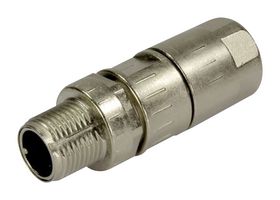 21038211805 - Sensor Connector, M12, Male, 8 Positions, Crimp Pin - Contacts Not Supplied, Straight Cable Mount - HARTING