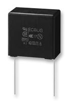 ECQUAAF104T1 - Safety Capacitor, Metallized PP, Radial Box - 2 Pin, 0.1 µF, ± 10%, X2, Through Hole - PANASONIC