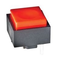 KS11R23CBD - Pushbutton Switch, KS Series, SPST-NO, Off-(On), Square, Red - C&K COMPONENTS