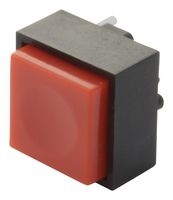 KS11R23CQD - Pushbutton Switch, KS, SPST-NO, Off-(On), Square, Red - C&K COMPONENTS
