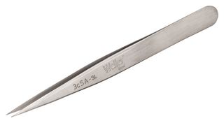 3CSASL - Tweezer, Precision, Straight, Pointed, Stainless Steel, 110 mm - WELLER EREM