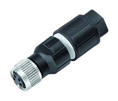 99-3400-500-03 - Sensor Connector, 768 Series, M8, Female, 3 Positions, IDC / IDT Socket, Straight Cable Mount - BINDER