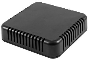 1551V4BK - Plastic Enclosure, Small, ABS, 80 mm, 80 mm, 20 mm, IP30 - HAMMOND