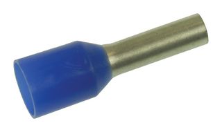 9019160000 - Wire Ferrule, Single Wire, 14 AWG, 2.5 mm², 8 mm, Blue - WEIDMULLER