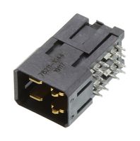 78211-1044 - Connector, Impact 78211, 4 Contacts, 5.2 mm, Header, Press Fit, 2 Rows - MOLEX