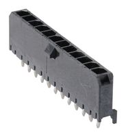 43650-1216 - Pin Header, Power, 3 mm, 1 Rows, 12 Contacts, Through Hole Straight, Micro-Fit 3.0 43650 - MOLEX