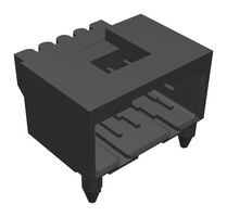 74164-0008 - PCB Receptacle, Board-to-Board, 2.54 mm, 2 Rows, 8 Contacts, Through Hole Mount Right Angle - MOLEX