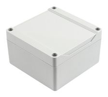 1555L2GY - Plastic Enclosure, Small, Polycarbonate, 60 mm, 105 mm, 105 mm, IP68 - HAMMOND