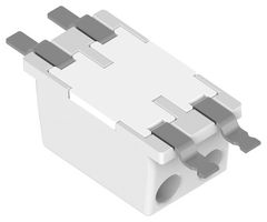 2834334-2 - Lighting Connector, Poke-In, WireMate, Buchanan Series, 2 Contacts, Receptacle, 4 mm, Solder - TE CONNECTIVITY