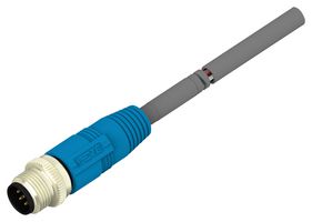 T4161120008-001 - Sensor Cable, M12 Plug, Free End, 8 Positions, 500 mm, 19.7 ", T416 - TE CONNECTIVITY