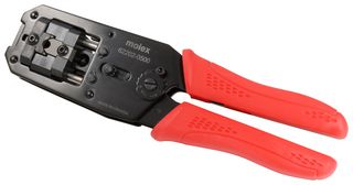 62202-0500 - Crimp Tool, Ratchet, Molex 44915 Series CAT 6 RJ-45 Shielded or Unshielded Modular Plugs, 207129 - MOLEX