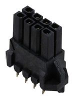 44769-0801 - PCB Receptacle, Board-to-Board, 3 mm, 2 Rows, 8 Contacts, Through Hole Mount - MOLEX