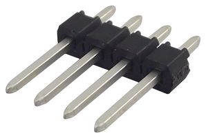 90120-0124 - Pin Header, Signal, 2.54 mm, 1 Rows, 4 Contacts, Through Hole Straight, C-Grid III 90120 - MOLEX