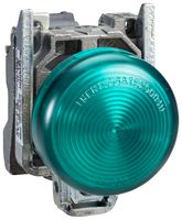 XB4BVBG4EX - LED Panel Mount Indicator, Red, 120 V, 22 mm, IP65, NEMA 4X, NEMA 13 - SCHNEIDER ELECTRIC