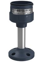 XVUZ02 - Signal Indicator Accessory, Harmony XVU, Base, Integrated Tube, Fixing Plate, Black, 100mm - SCHNEIDER ELECTRIC