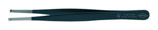 92 08 79 ESD - Tweezer, Anti-Magnetic, ESD, Precision, Curve, Flat, Stainless Steel Tip, 120 mm Length - KNIPEX