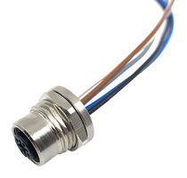 MPM12-SWS-4AFP - Sensor Cable, Front Panel, M12 Plug, Free End, 4 Positions, 500 mm, 19.7 " - MULTICOMP PRO