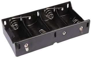 MP000311 - Battery Holder, Solder, 4 x D Type - MULTICOMP PRO