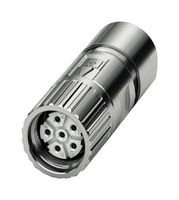 1628806 - Sensor Connector, M23 PRO Series, M23, Female, 5 Power + PE Positions - PHOENIX CONTACT