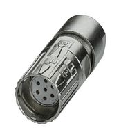 1629180 - Sensor Connector, M23 PRO Series, M23, Female, 7 Positions, Crimp Socket - Contacts Not Supplied - PHOENIX CONTACT