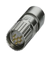 1629232 - Sensor Connector, M23 PRO Series, M23, Male, 6 Positions, Crimp Pin - Contacts Not Supplied - PHOENIX CONTACT