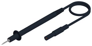 934156100 - Test Tip Probe, Test Tip Probe, 4mm Banana Plug, Shrouded, 3.3 ft, 1 m, Black, 16 A - HIRSCHMANN TEST AND MEASUREMENT