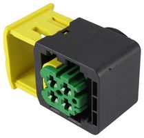 3-1418390-1 - Automotive Connector Housing, Heavy Duty Sealed Connector Series, Receptacle, 4 Ways - TE CONNECTIVITY