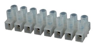 39100-1904 - Panel Mount Barrier Terminal Block, 2 Row, 4 Ways, 22 AWG, 12 AWG, 8 mm, 20 A - MOLEX