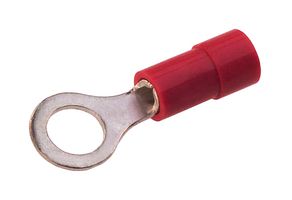 19054-0044 - Ring Tongue Terminal, M8, 5/16", 18 AWG, 1.5 mm², InsulKrimp 19054, Red - MOLEX