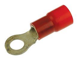 19067-0098 - Ring Tongue Terminal, M8, 5/16", 2 AWG, 42.4 mm², NylaKrimp 19067, Red - MOLEX