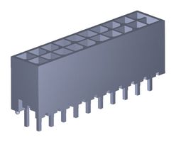 206832-2001 - Pin Header, Power, 3 mm, 2 Rows, 20 Contacts, Through Hole Straight, Micro-Fit+ 206832 - MOLEX