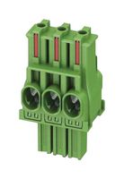 PC 6/ 3-ST-BUS-7,62 - Pluggable Terminal Block, 7.62 mm, 3 Ways, 6AWG, 16 mm², Screw, 32 A - PHOENIX CONTACT