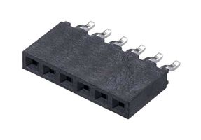 M20-7910642R - PCB Receptacle, Board-to-Board, 2.54 mm, 1 Rows, 6 Contacts, Surface Mount, M20 - HARWIN
