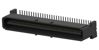 120527-1 - Mezzanine Connector, Header, 1 mm, 2 Rows, 64 Contacts, Surface Mount, Phosphor Bronze - AMP - TE CONNECTIVITY