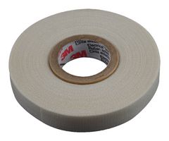 69 (3/4"X66FT) - Tape, Electrical Insulation, Glass Cloth, White, 19.05 mm x 20.12 m - 3M