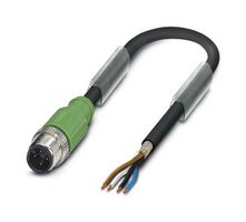 SAC-4P-M12MS/ 1,5-PUR SH - Sensor Cable, 4 Pos, M12 Plug, Free End, 4 Positions, 1.5 m, 4.9 ft - PHOENIX CONTACT